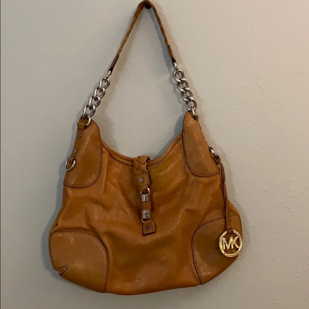 Michael Kors brown leather purse